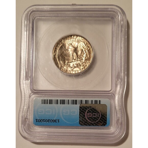1951 Washington Quarter MS67 ICG Toned - Picture 2 of 4